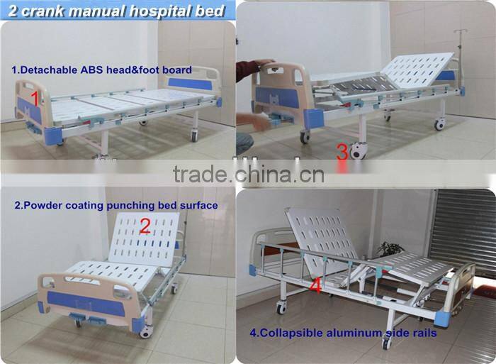 2 function manual hospital bed weight scale