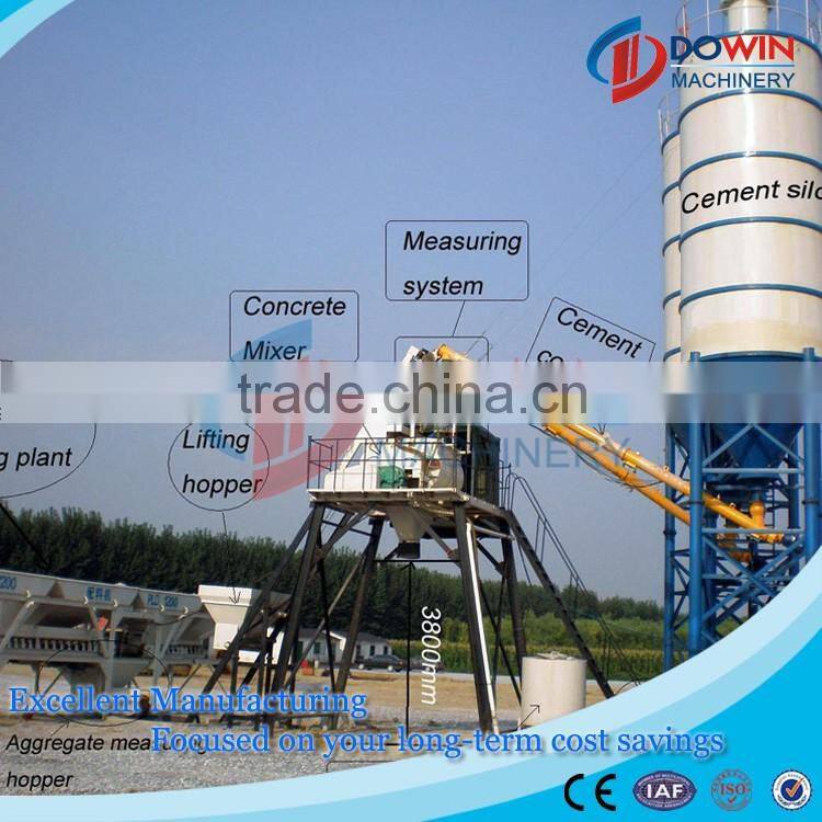 HZS35 precast concrete plant equipment