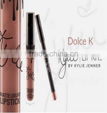 2016 new arrived High quality Kylie jenner Lip Kit lip gloss liquid lipstick matte 8 colors in stock