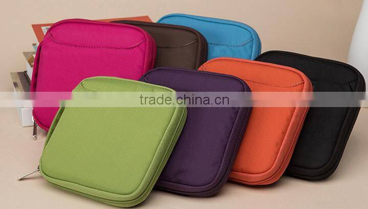 car CD storage case with zipper oxford cloth CD bag