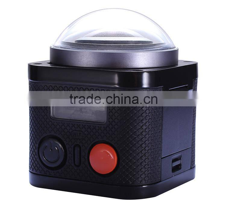 360 Degrees 1200mAh battery full HD wifi sports video cam