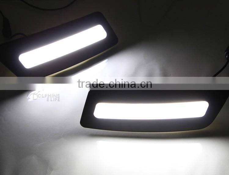 Car LED DRL Daytime Running Light Fog Lamp 2015 Accessories For Ford Ranger 2012 2013 2014 2015