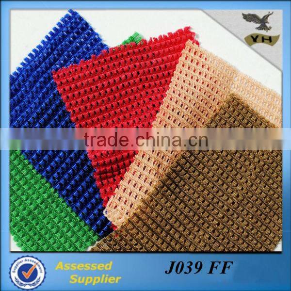 100% polyester knitted corn mesh fabric for caps