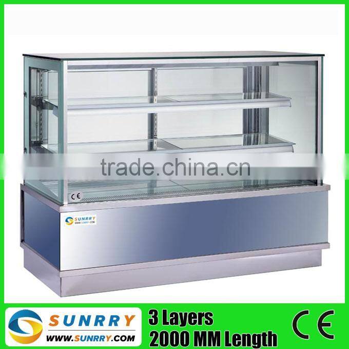 Vertical Cake Showcase/Cup Cake Display Stand /Cake Cooler Display (SY-CS368D-1 SUNRRY)