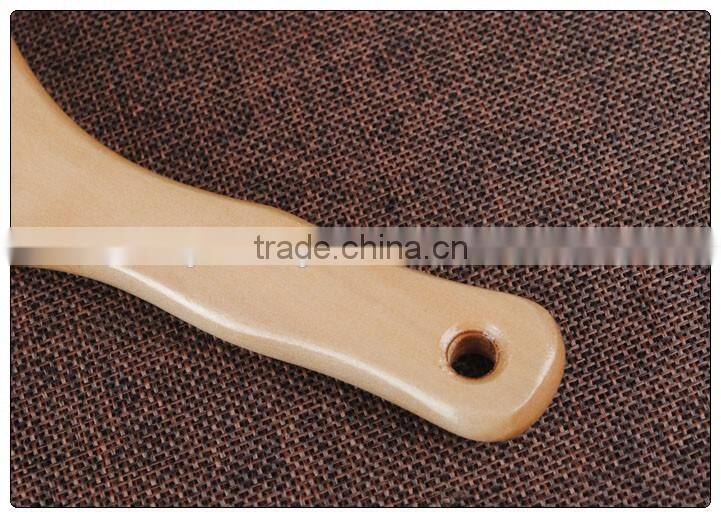 Hot sale heathly wooden custom hair brush large square paddle brush wholesale