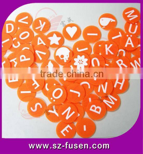 Nylon magic tape letters for wedding dress