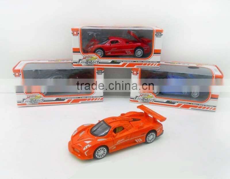 JS3901143 Autorized Famous Brand Metal IC Cars With Light Diecast Pull Back Car