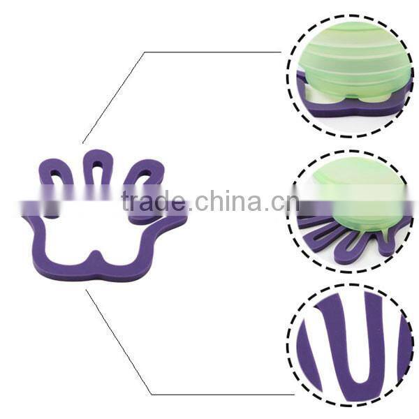 hand shapped customed silicone baby play mat