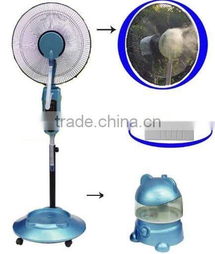 mobile air cooler misting system water cool fan