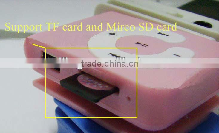 Cheap Colorful Mini Clip Mp3 With Music Free Download