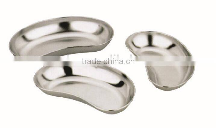 MK03-723 Hospital Surgical Medical Stainless Steel Medical Hollow Ware Instruments Deep Kindney Shape Plate