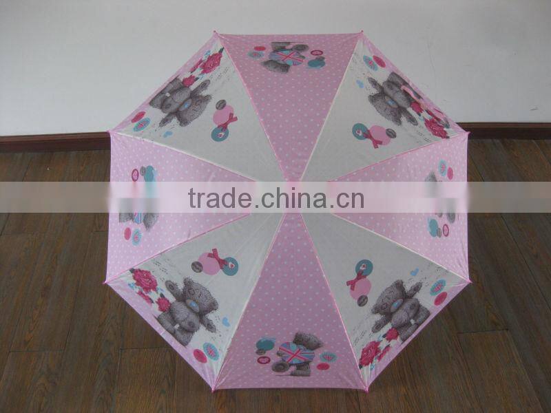katong heat transfer printing kids stick umbrella