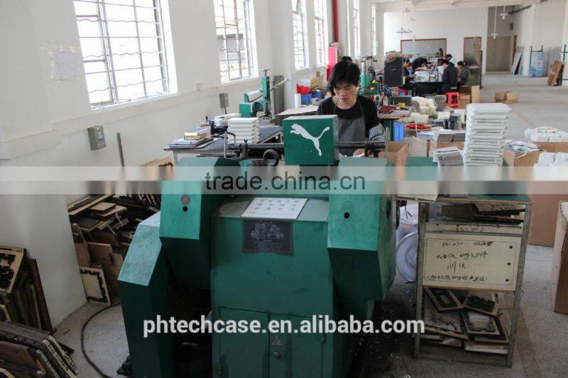 Best selling heat setting litchi skin flip leather case for iphone6 phone accessory