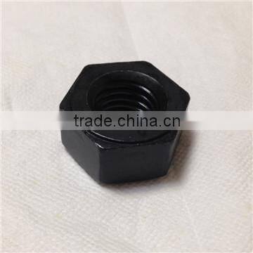 high quality 2h heavy hex nut black finish
