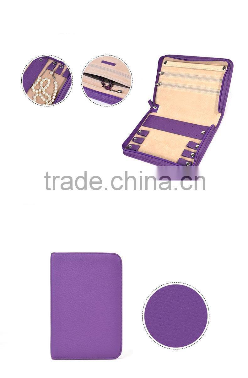 Fashionable High Quality Custom Small Leather Jewellry Bag