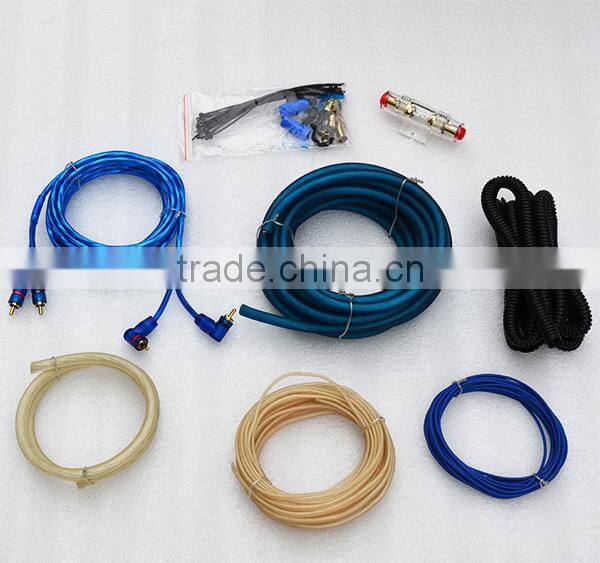 1/0 gauge Amplifier Installation Kit for car amplifier with trade assurance amplifier wiring kit