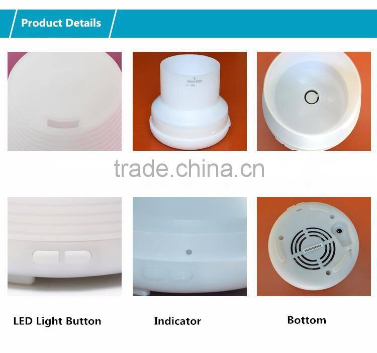 Pure White Ultrasonic Aroma Diffuser 100 ML Colorful Light Atomizer Air Humidifier