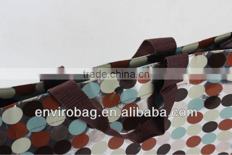 Lead Free Lamination Printed Recycled Bottle Fabric RPET Non Woven Promotional Gift Bag