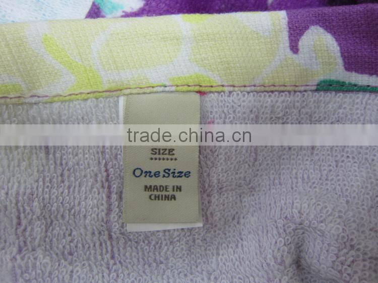 2016 wholesale cheaper purple pineapple printed cotton swim beach towel