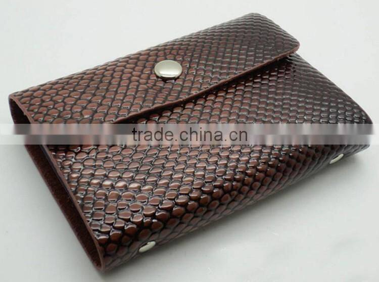 Free sample ,leather credit card holder supply in factory