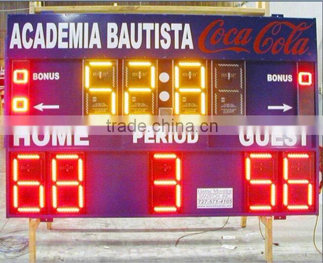 16inches factory price customized led 7-segment display of scoreboard