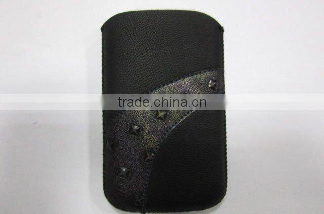 Factory Price PU Leather Mobile Phone Pouches