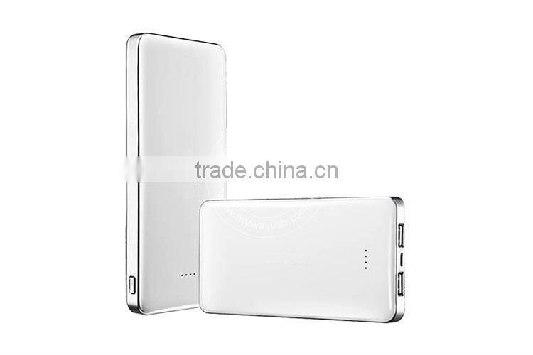 New product fast chargeing portable powerbank slim power bank 10000mah with custom logo