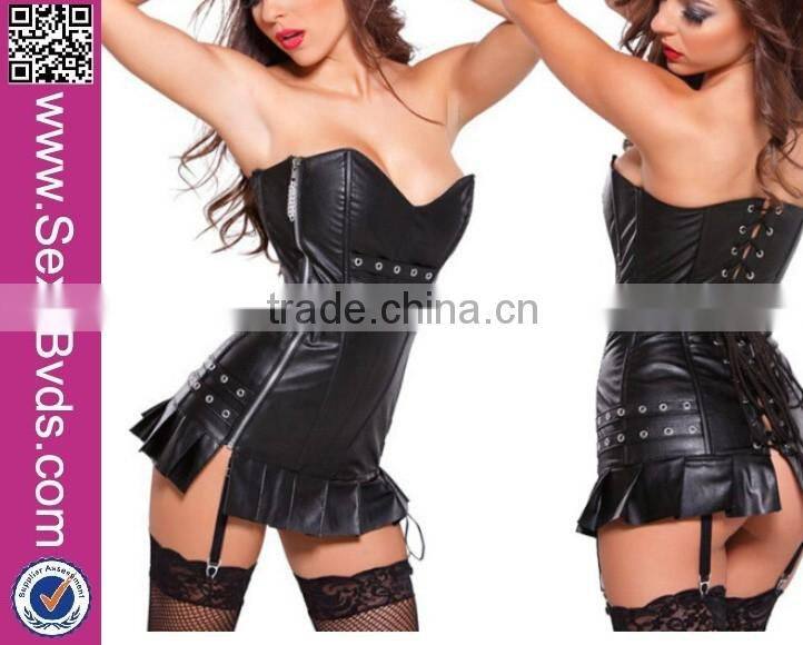 High quality latest women wholesale leather corset