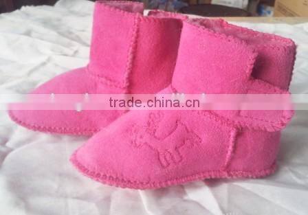 winter sheepskin lovely kids wholesale shoes