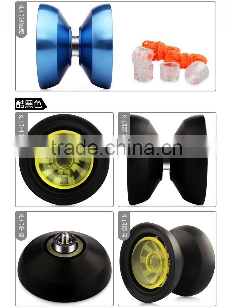 YJ Patent Design Aluminum Finger Spins YOYO Professional