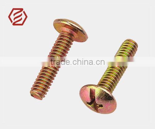 GB/T 818-1985 pan head cross recessed cut machine screw for garden tools