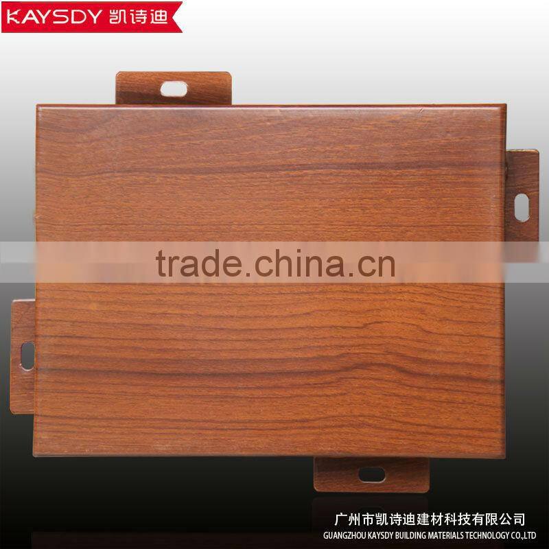 economical and practical wooden grain aluminum veneer panel with light weight