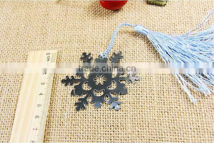 Snowflake bookmark metal bookmarks