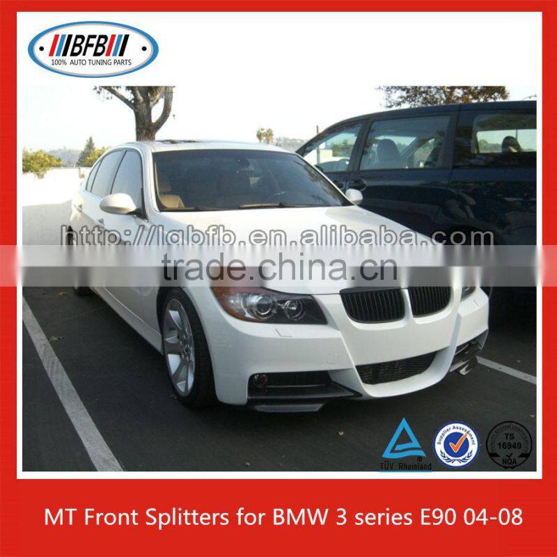 Carbon Fiber Front bumper Spoiler BUMPER Splitter Lip for BMW E90 MT FRONT BUMPER
