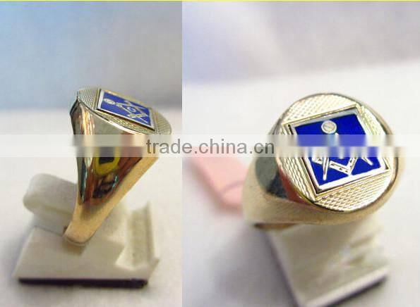 Stainless steel pentagram ring jewelry masonic ring