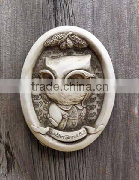 owl design hanging garden cement decorations