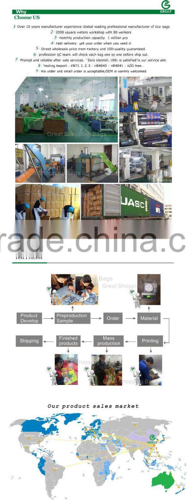 Promotional Hotel Use hotel plastic laundry bag