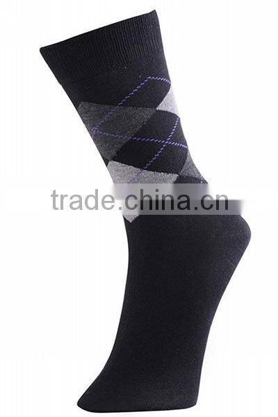casual cotton men custom dress socks wholesale