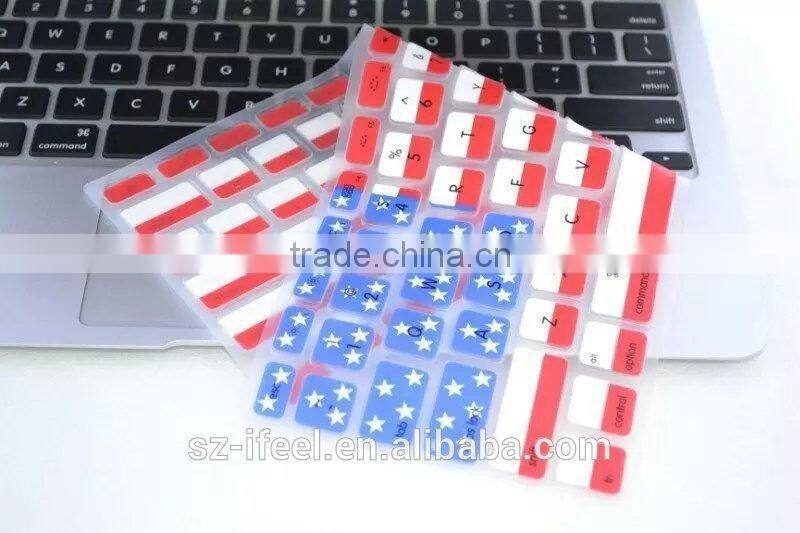Silicone Keyboard,Colourful Keyboard Cover For Apple for Macbook/Air/Por
