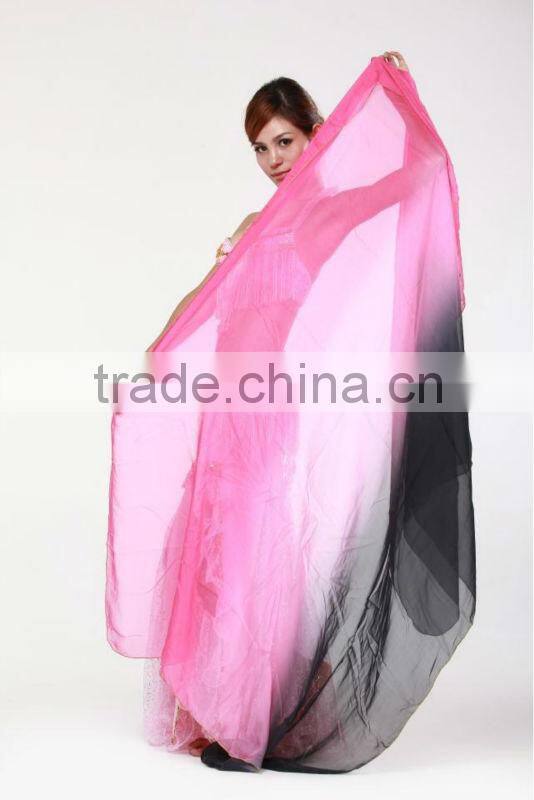 New Tribal Sexy India Belly Dance Fan Veil,Belly Dance Costumes Scarf, Performance Veil (SJ003-1)