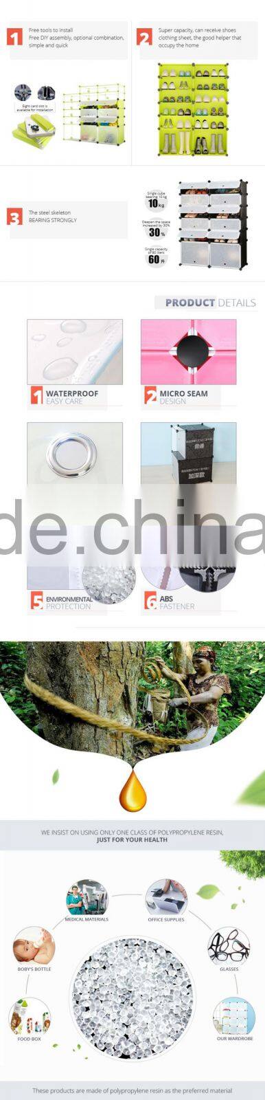 Wholesale DIY ventilation plastic shoe cabinet