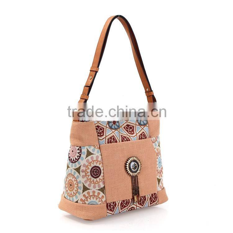 ANGEDANLIA boho gypsy tribal bag Women Cotton Fabric Shoulder bag bolsos boho hippie