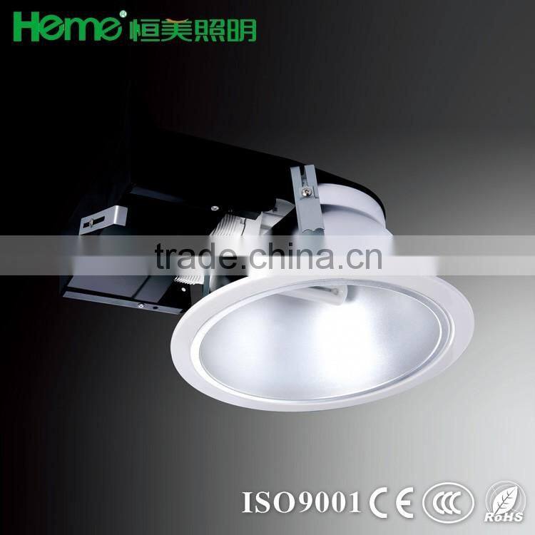 9 inch 059 type Recessed PLC diffuser Diameter 256mm cut out 240mm down light with frost glass 26w