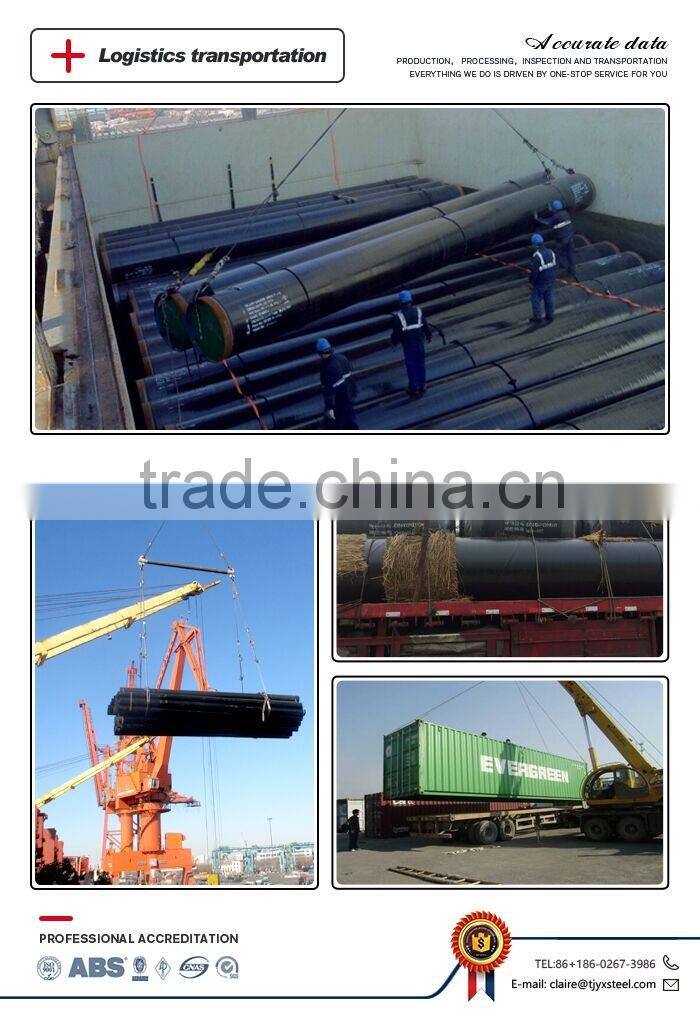 ASTM A36/ASTM A106 GR.B Carbon SSAW Steel Pipe For construction
