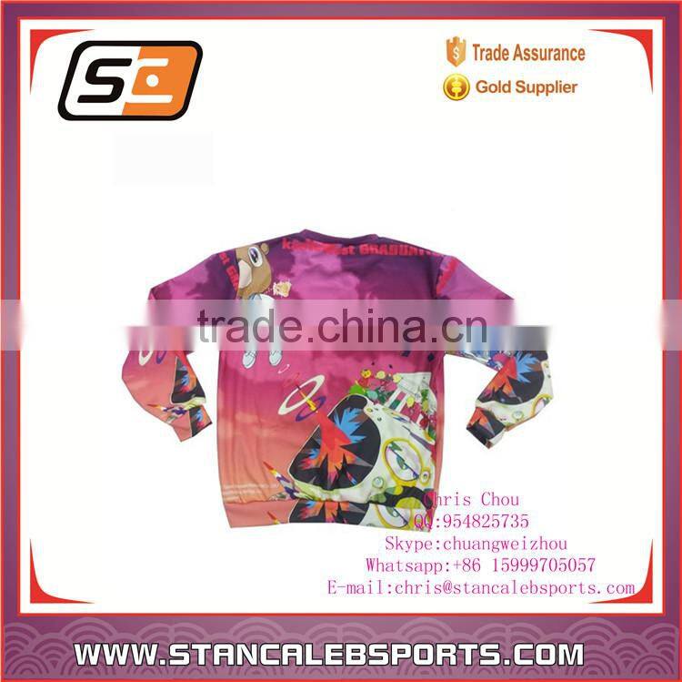 Stan Caleb cheap 100% polyester crew neck sweatshirt