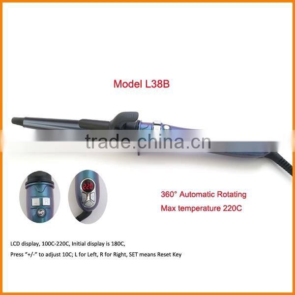 Automatic Magic Rotator Conical Curling Wand Curling Iron Rotating Hair Curler