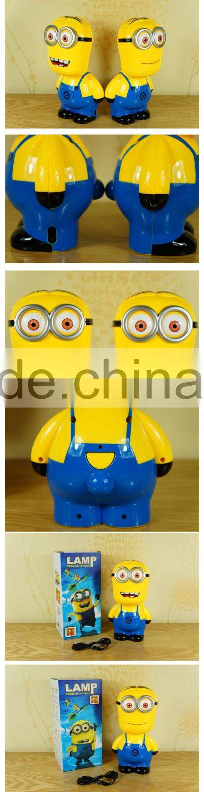 Porn printed logo swing arm led desk lamp plastic toy