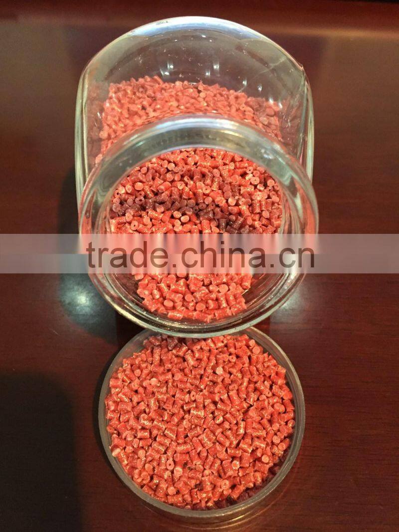 pearlescent color masterbatch carried by PP,PE,PS,PMMA,ABS for cosmetic container