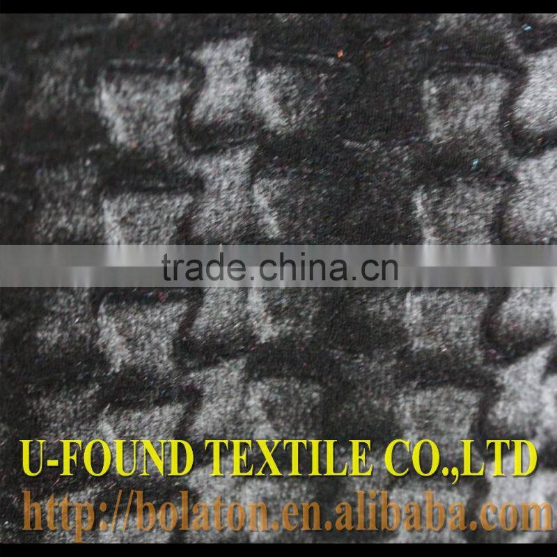 Black Korean Ropes Velvet Brushed for Sale
