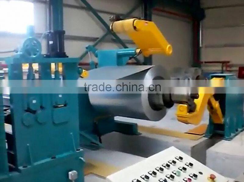 Full Automatic Steel Sheet Coil Slitting And Rewinding Machine Galvanized Steel Coils Slitting Line